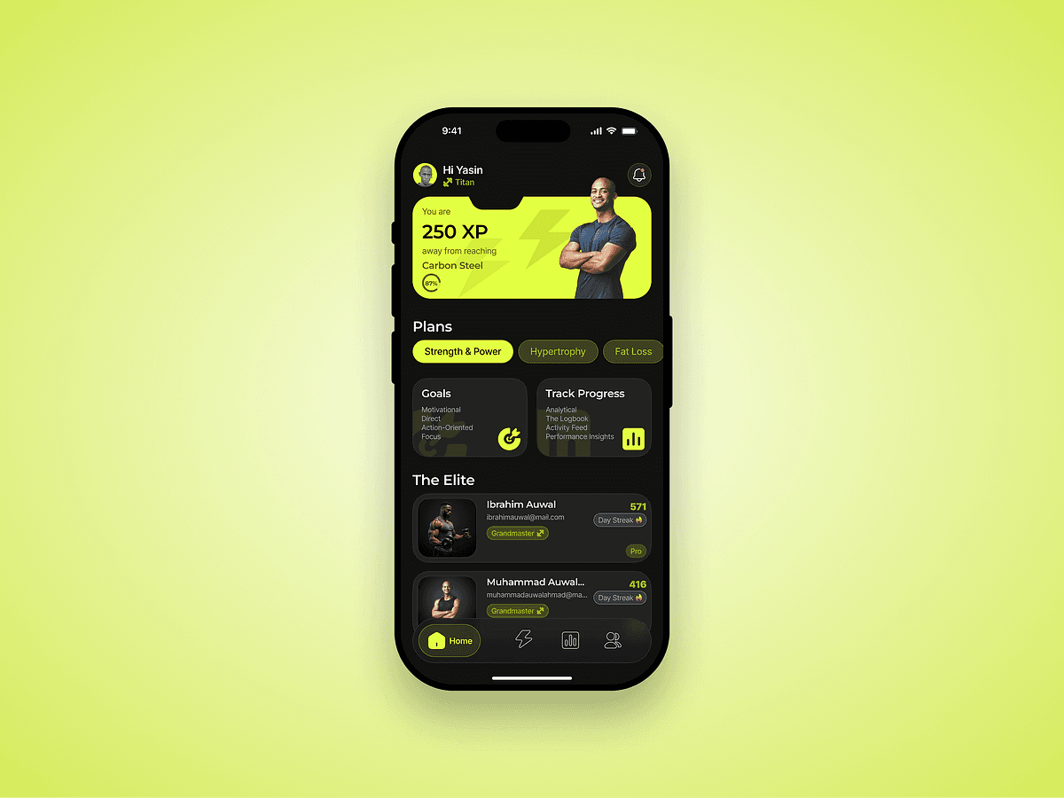 Personal Brand App mobile application preview